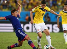 Todo el juego colombiano pasa por las botas de James Rodríguez.