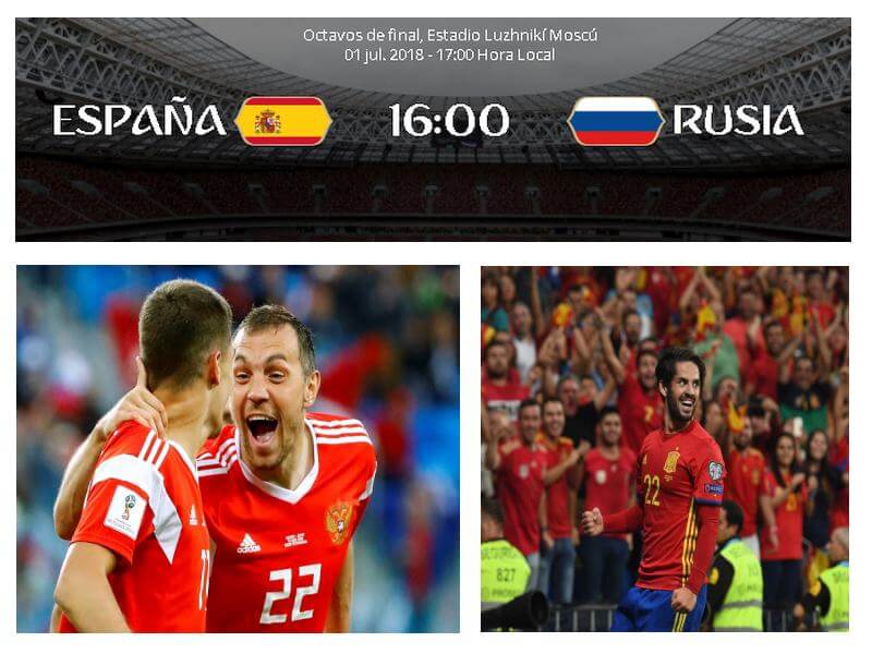 espana rusia octavos mundial 2018