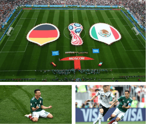 Imágenes de la victoria de México frente a Alemania