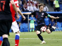 Modric, el timón y el alma de Croacia.