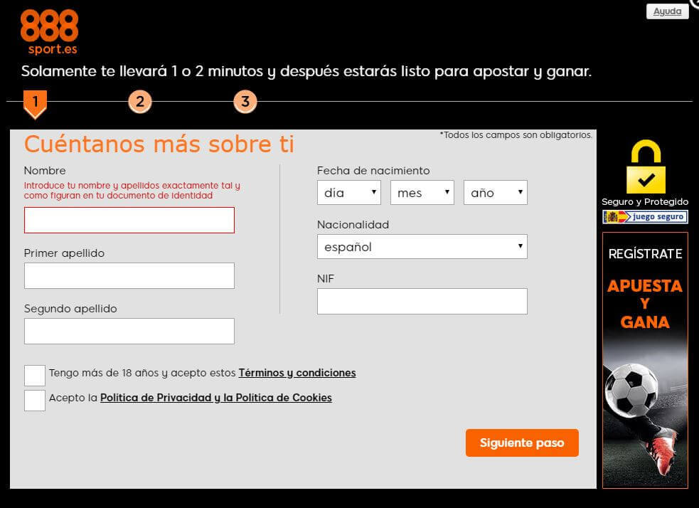 888sport formulario de alta