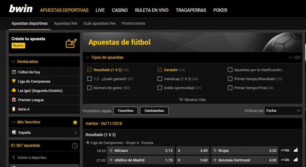 apuestas deportivas en bwin