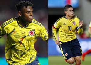 Zapata y James son las estrellas de Colombia