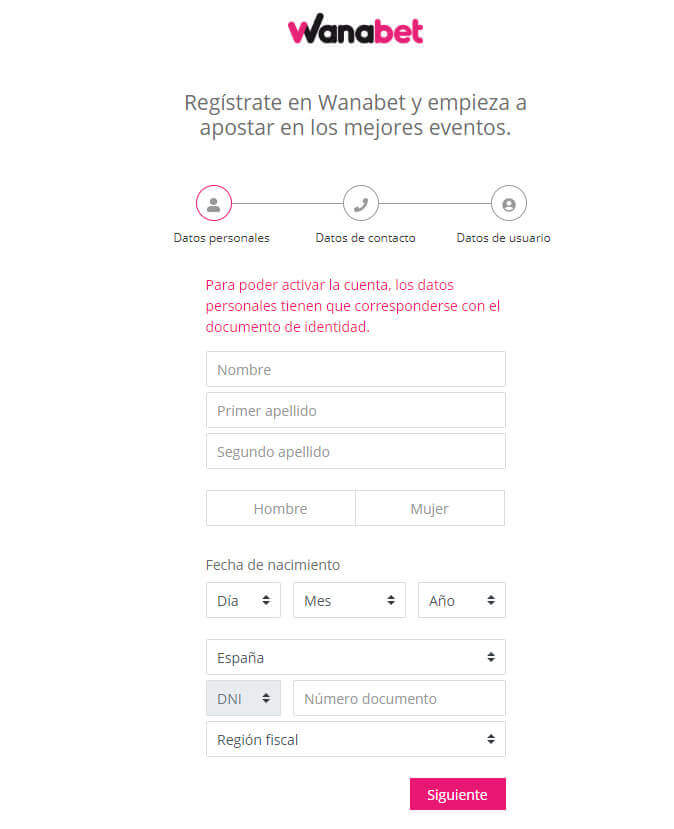 formulario registro wanabet
