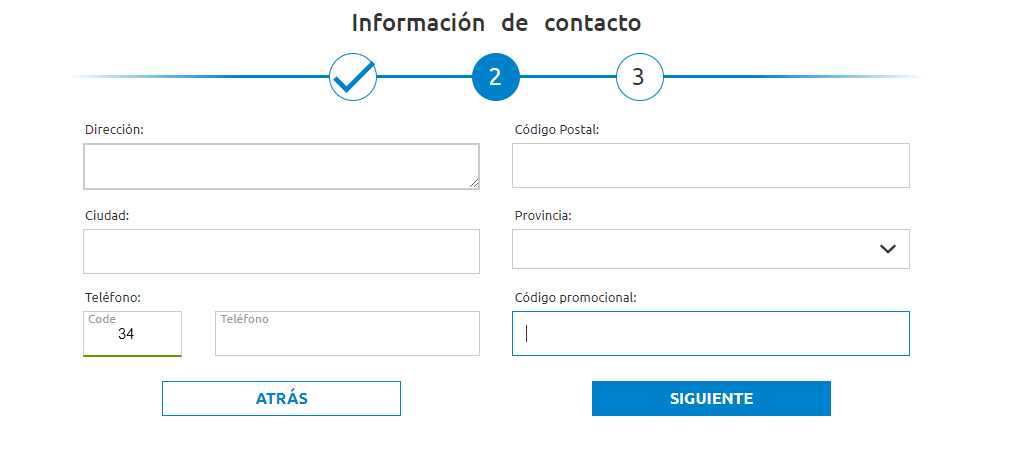 formulario codigo promocional mondobets