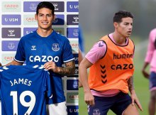 James Rodriguez ilusiona a la afición del Everton