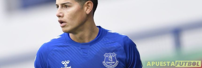 James Rodriguez jugador del Everton en la Premier League