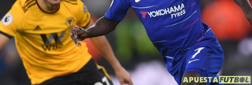 Partido entre Wolves y Chelsea en la Premier League