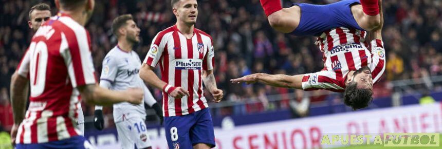 Partido de Liga Santander entre Atlético de Madrid y Levante