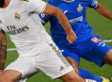 Real Madrid y Getafe en un partido anterior de la Liga Santander