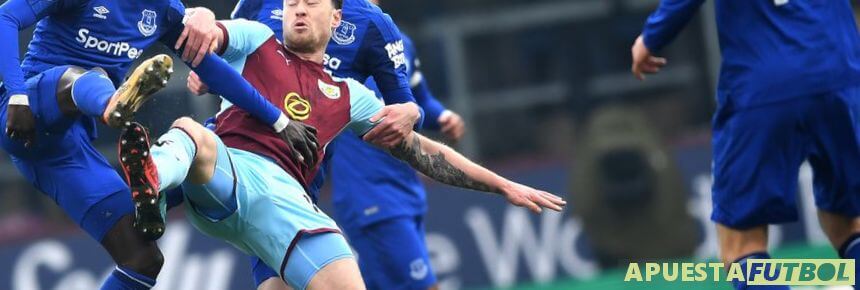 Everton vs Burnley de la Premier League