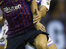 Barcelona vs Real Valladolid de la Liga Santander