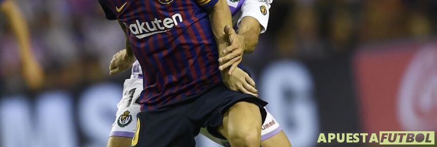 Barcelona vs Real Valladolid de la Liga Santander