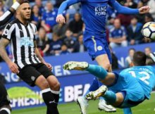 Leicester vs Newcastle en un partido anterior de la Premier League