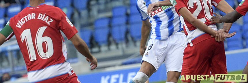 Partido de la temporada pasada entre Granada y Real Sociedad