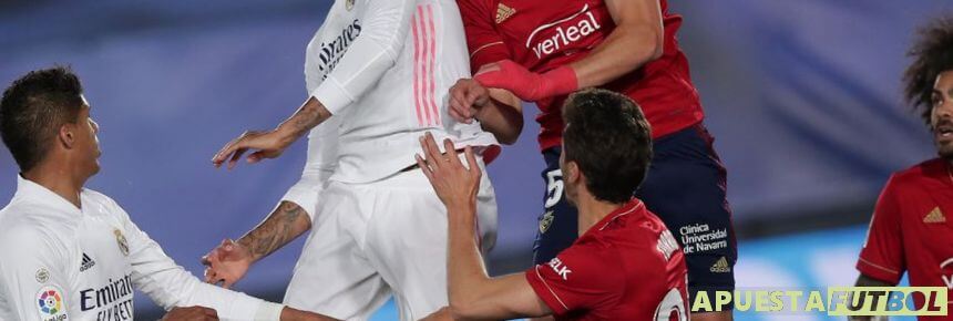Real Madrid y Osasuna en el partido de Liga Santander de la temporada anterior