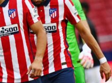 Jugadores del Atlético de madrid celebrando un gol frente a Osasuna