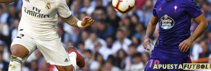 Jugadores de Celta y Real Madrid en el Santiago Bernabeu