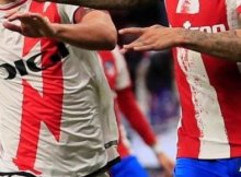 Imagen del partido entre Atlético y Rayo en el Metropolitano