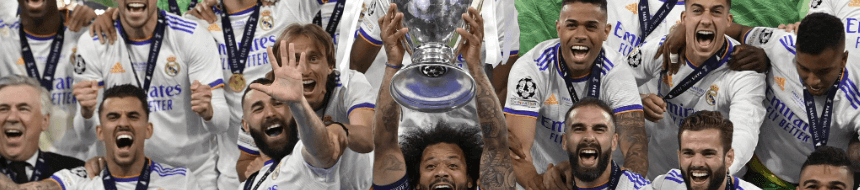 El Real Madrid es el campeon de Champions 2022 y partia como sexto en la tabla de favoritos