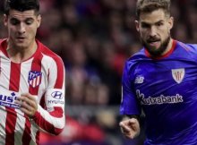 Jugadores de Athletic vs Atletico partido de la Liga Santander