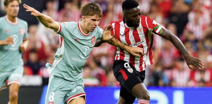 disputa entre jugadores de athletic club y atletico de madrid temporada anterior