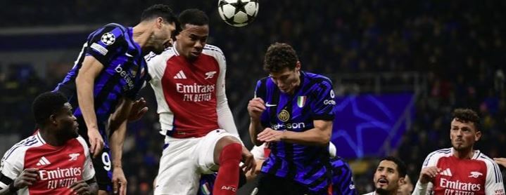 arsenal vs inter milan liguilla-champions noviembre 2024. fuente:arsenal.com