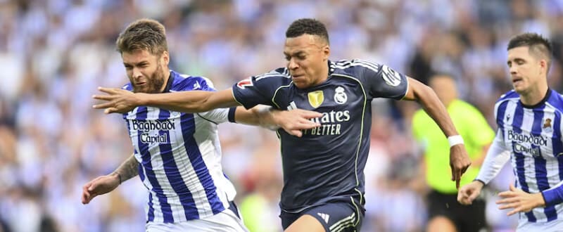 Partido de ida esta temporada entre Real Sociedad y Real Madrid